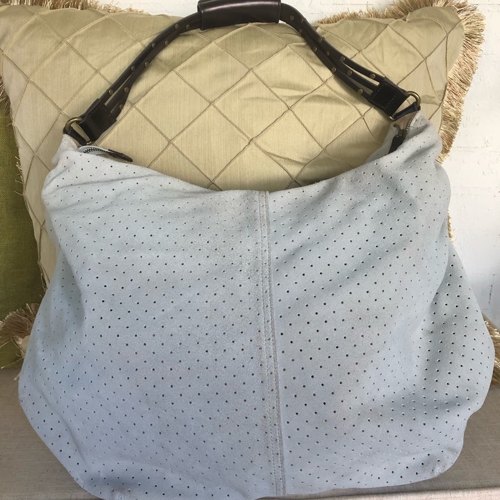 United Colors of Benetton genuine leather tote